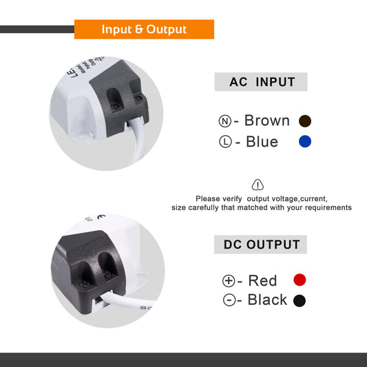 LED Driver 18-25w-Input & Output