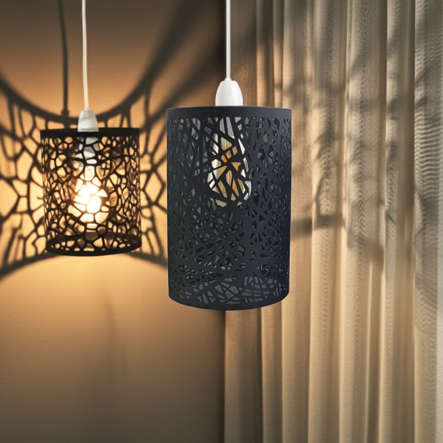 Black metal ceiling light shades for kitchen
