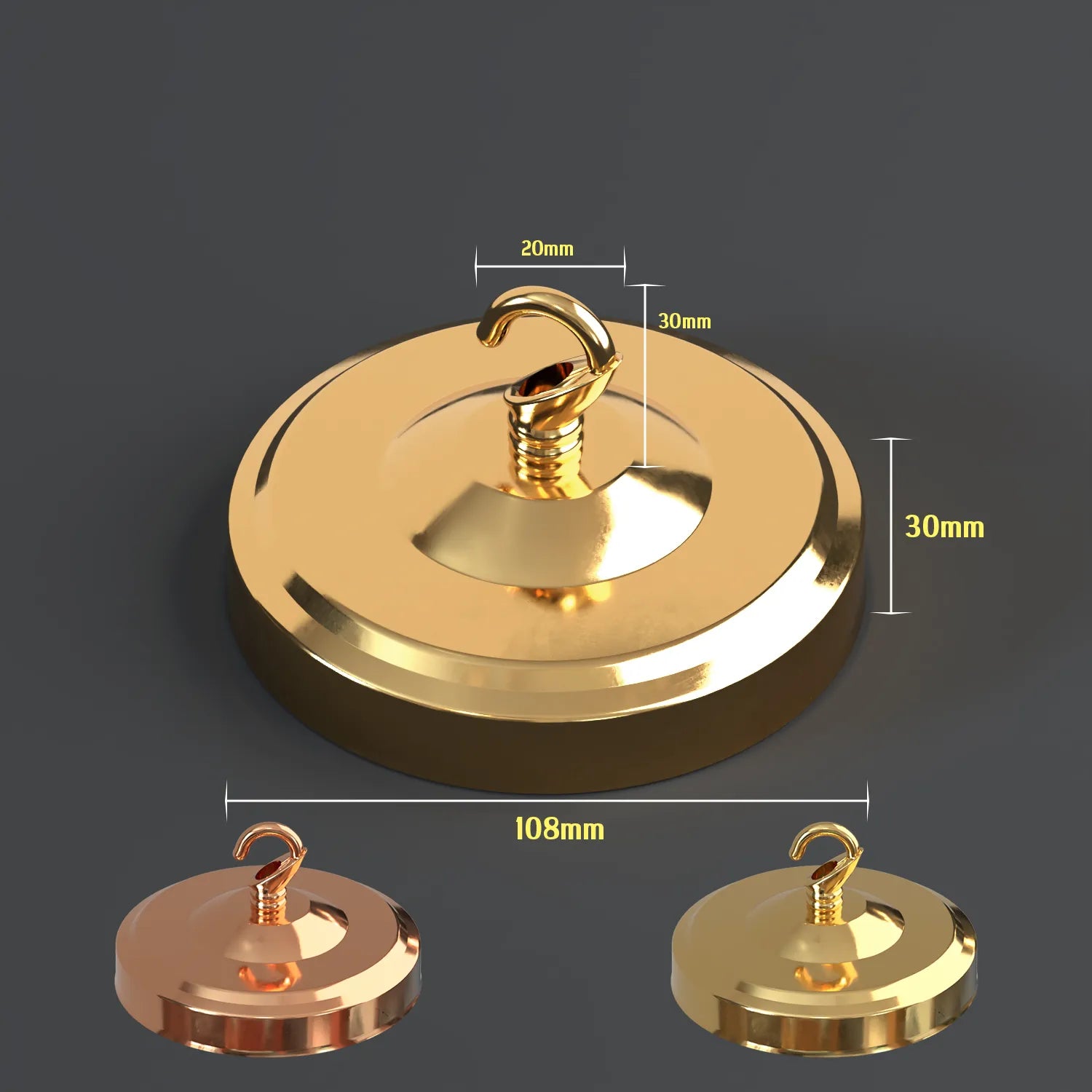 Simple installation Ceiling Rose Hook 10mm – LEDSone UK Ltd