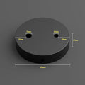 Black Ceiling Rose for Pendant & Wall Lights~4950