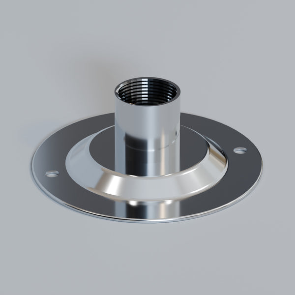 20 mm buiskoepelafdekking buisfitting 20 mm nominale maat - 5564 – Chroom