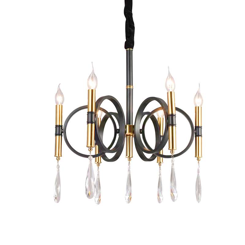 Gold deals chandelier kitchen