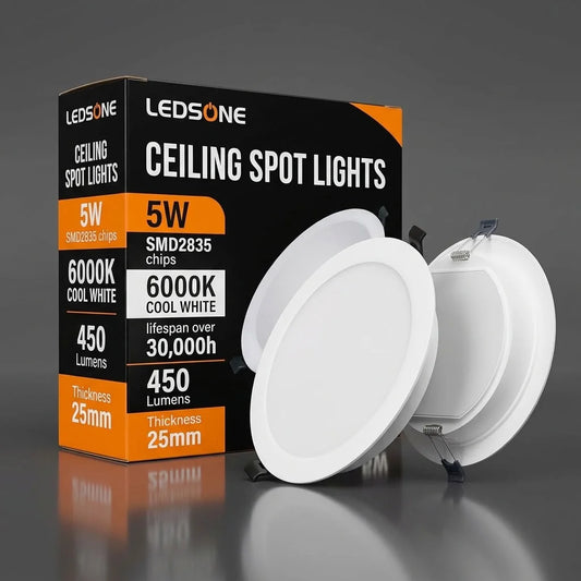 LED Downlights for Ceiling 5W Ultra Slim LED Recessed ~6972