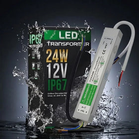 IP67 Transformer 12V DC Waterproof LED Driver 2A Power Supply 24W~3360
