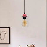 Lámpara colgante vintage con portalámparas, luz de techo, casquillo E27, ~5760