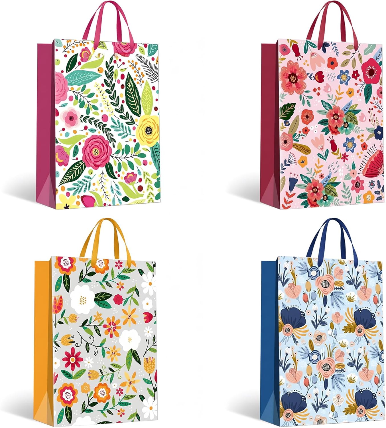 Personalised Floral Gift Bag