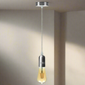 E27 Metal Pendant Bulb Holder with Adjustable Cable~5464