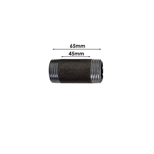 ¾ inch ruwe leidingcilinder BSP SMEDELBARE buis IJzeren buis Lampfitting ~4653 – 6,5 cm