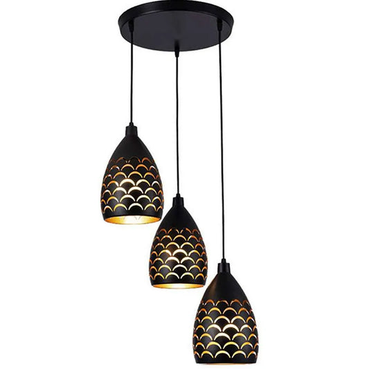  3-Light Cluster Pendant Hanging Light Fixture, Hanging Light,Contemporary-Main image