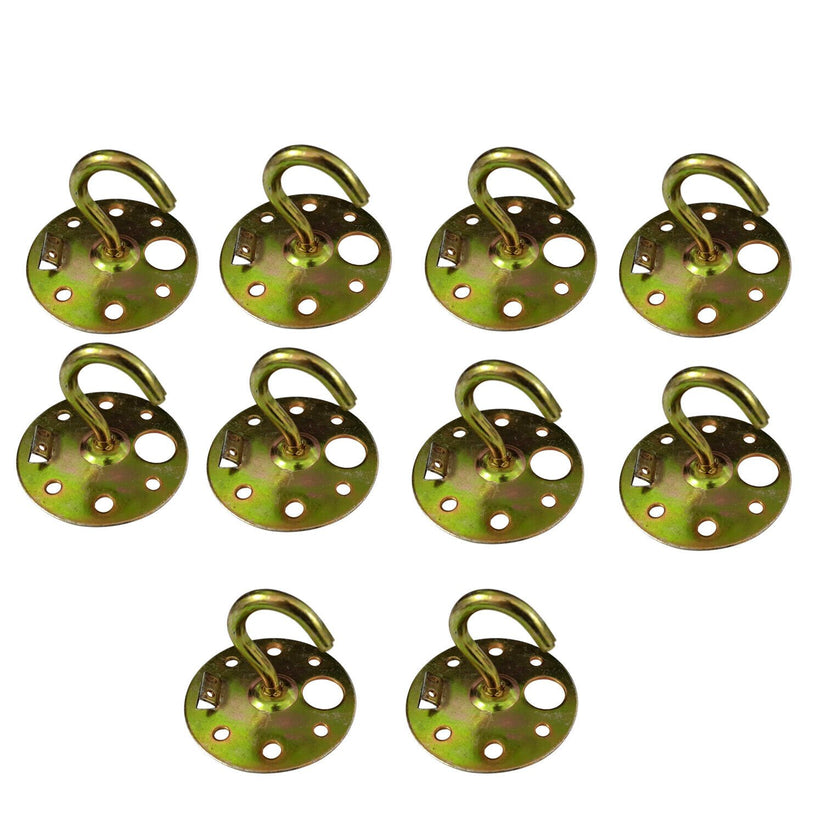 Heavy Duty Ceiling Lights Base Plate Metal Ceiling Hooks Rust Proof Steel Wall Mount Ceiling Hooks Hanging Chandelier Plate Hook for Pendant Light