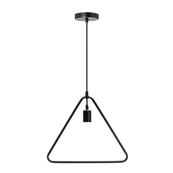 Geometric Minimalist Pendant Light E27 Metal ~5970 – Triangle