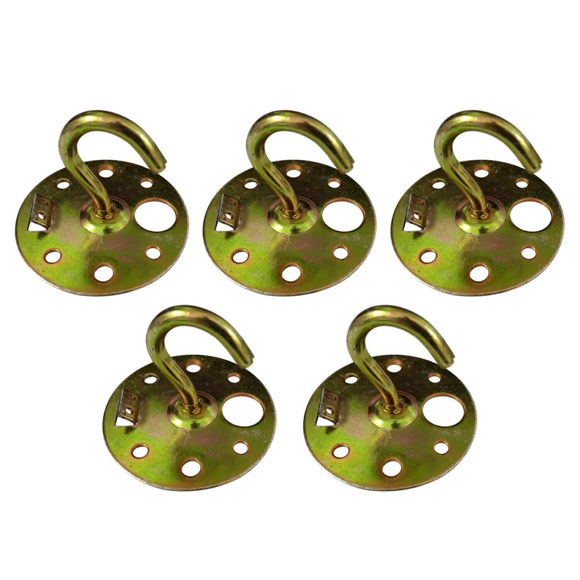 Heavy Duty Ceiling Lights Base Plate Metal Ceiling Hooks Rust Proof Steel Wall Mount Ceiling Hooks Hanging Chandelier Plate Hook for Pendant Light