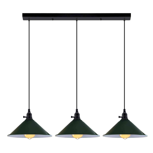 Kitchen Island 3 Light Pendant Light With Fluming Switch ~6187