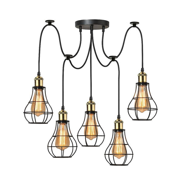 5 Way Indoor Spider Lights Ceiling Hanging Pendant Lights~6300 – yes
