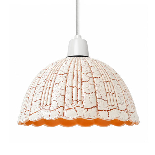 Crackle Glaze Light Shade Flower Petal E27/B22 ~6558