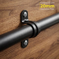 20mm Black Saddle Clamp Conduit Pipe Lighting U Clip ~6289