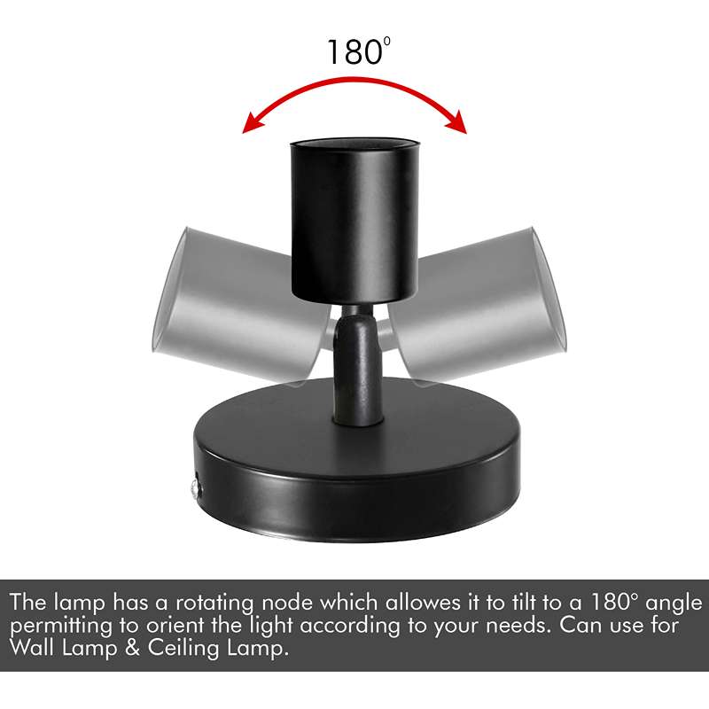 KYOTECH 4 Way LED Ceiling Light Rotatable GU10 Ceiling Spotlights