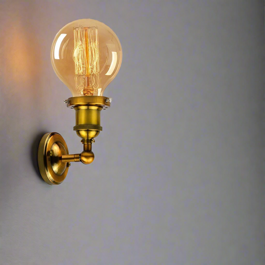 Vintage Industrial Wall Sconce | E27 Edison Lamp Holder Set~2338