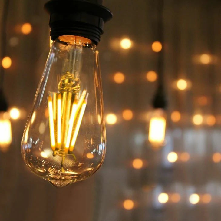 Vintage ST64 LED Filament Bulb E27 4W 2700K Warm White