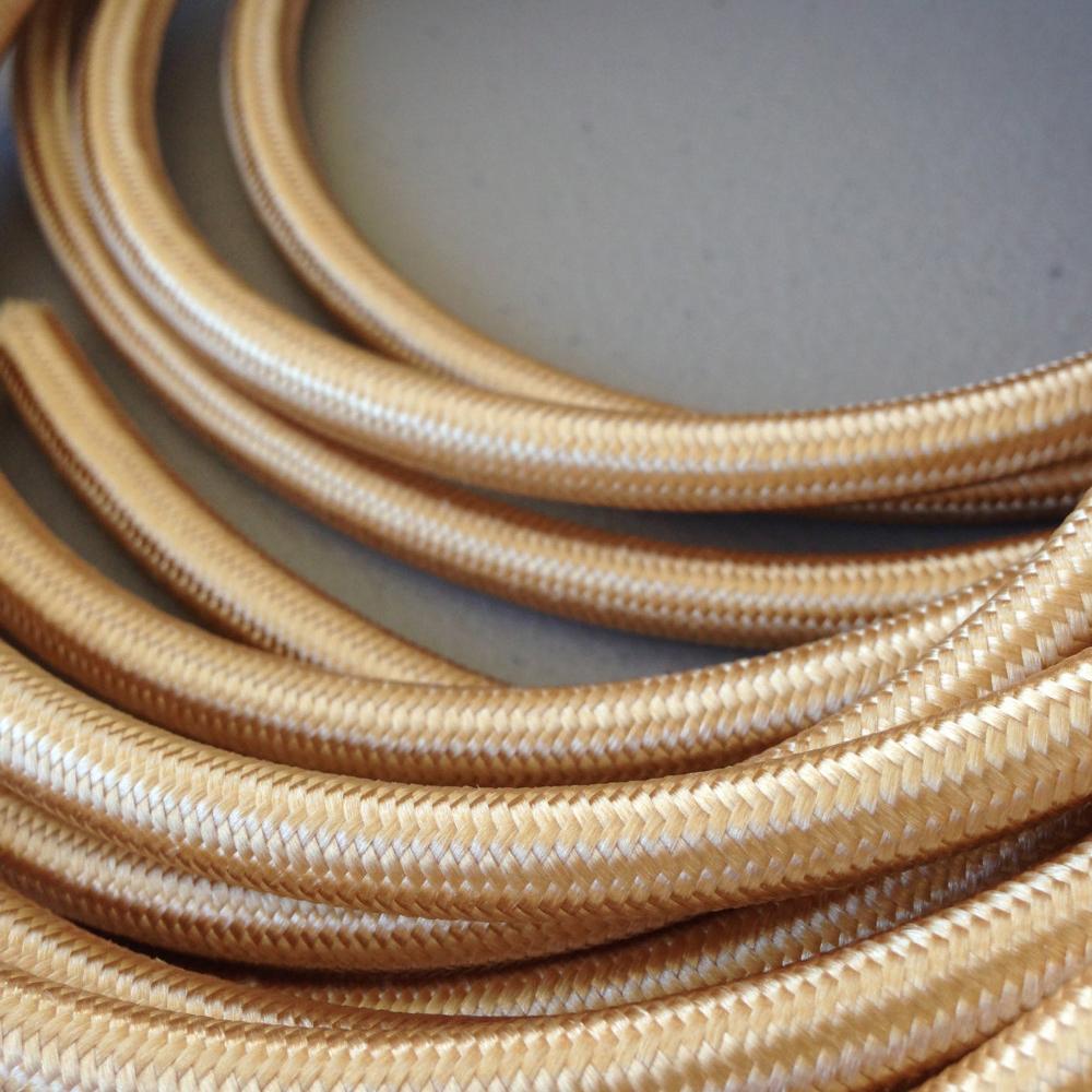 2core-round-vintage-braided-fabric-light-gold-colour-cable-flex-0-75mm