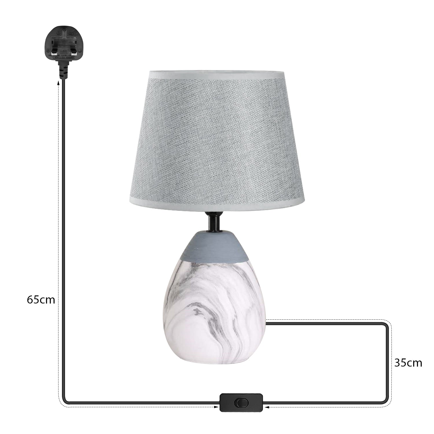 table lamp lpug in Switch easy to install light