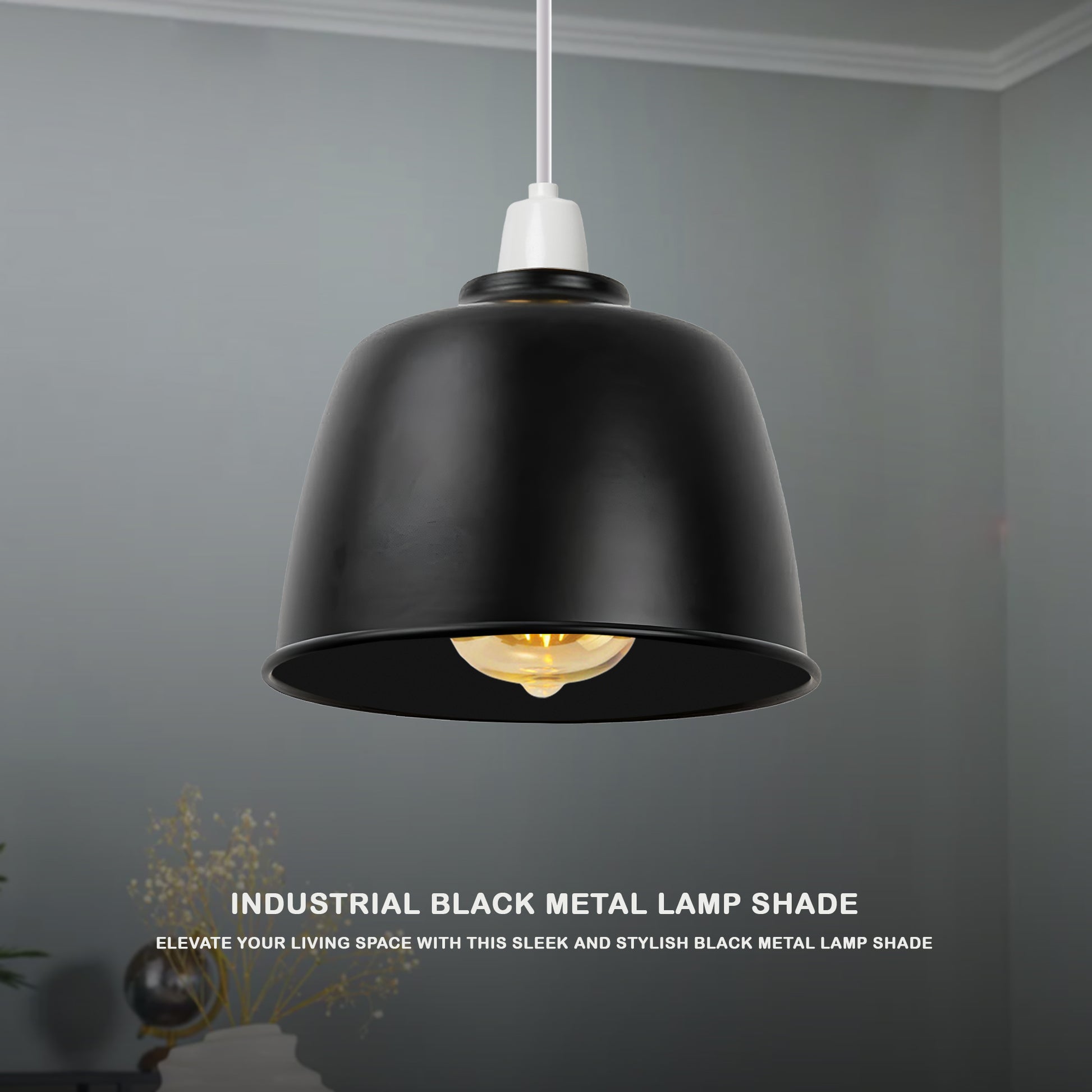 metal lampshade pendant