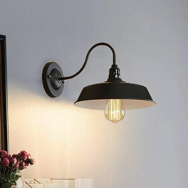 Vintage Industrial Swan Neck Wall Light Sconce E27 Iron~2677