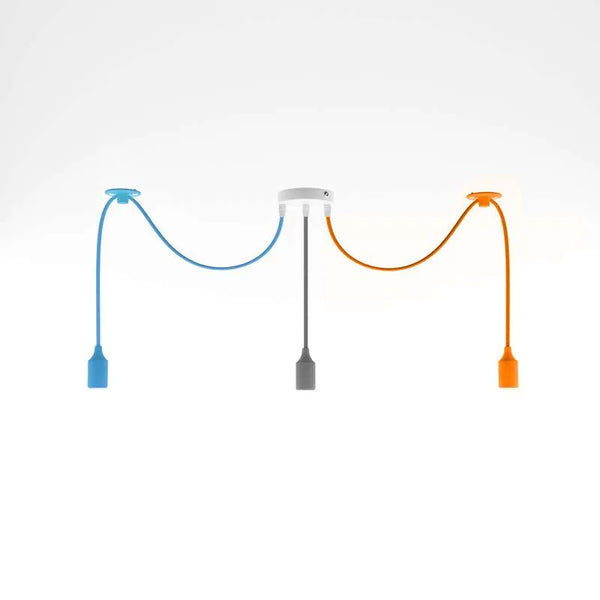 3-Head Colourful Spider Pendant Light | E27 | UK ~5184 – No