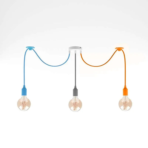 3-Head Colourful Spider Pendant Light | E27 | UK ~5184 – Yes