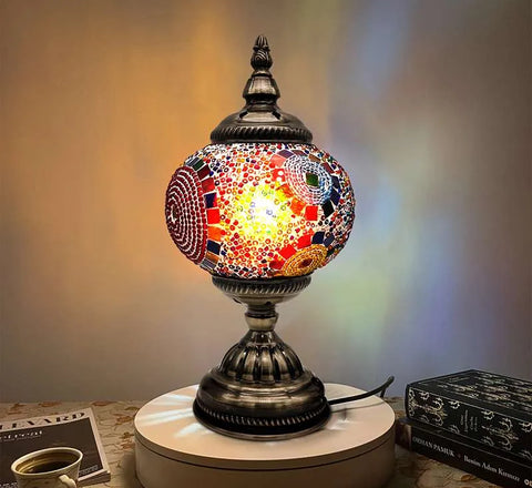 Mossaic Globel Shape Stylish Table Lamp