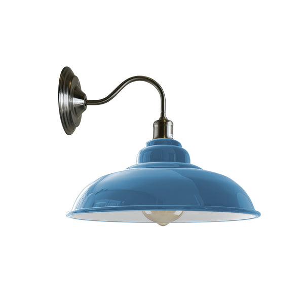 Modern Industrial Wall Lights Sleek Metal Design ~1658 – Light blue