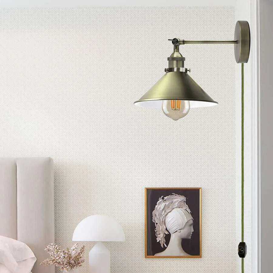 plug in sconce