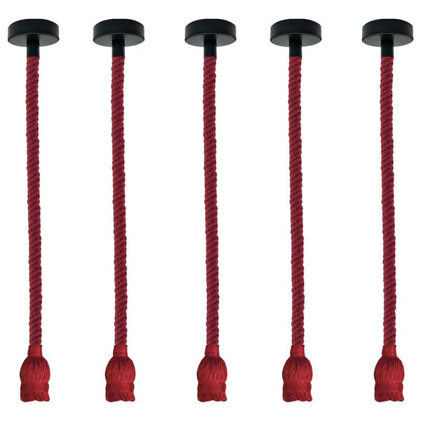 Retro Industrial Hanging LED Pendant Light ~6407 – Five / Without Bulb