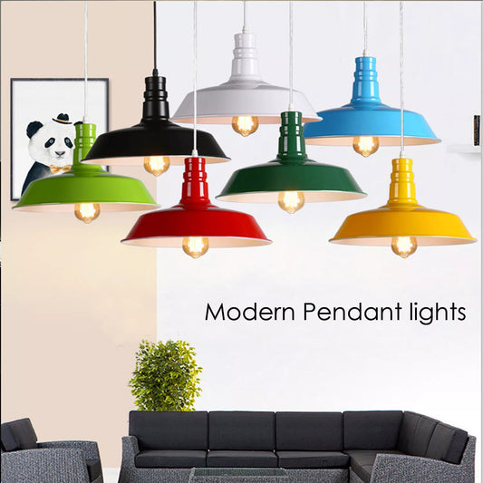 Metal Bowl Shade Pendant Light Chandelier Decorative Hanging Lamp Pendant Lighting Adjustable~1277