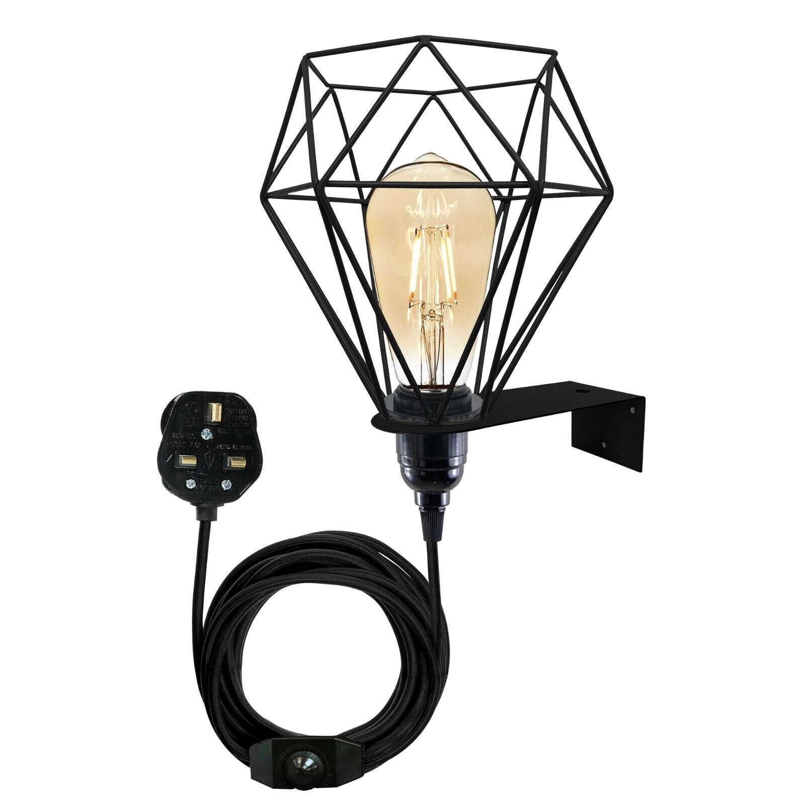 Outdoor light fixture with deals outlet plug