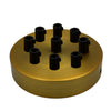 Yellow Brass / 8 Outlet