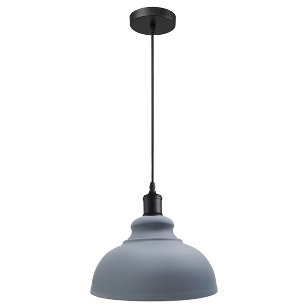 Dome Shade Adjustable Pendant Light ~5259 – Grey / Yes