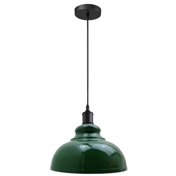 Dome Shade Adjustable Pendant Light ~5259 – Green / Yes
