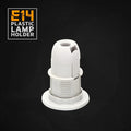 White E14 Lamp Holder for Pendant Light Compatible ~4107