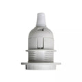 White Lamp Holder E27 Edison with Shade Ring & Cord Grip ~2981