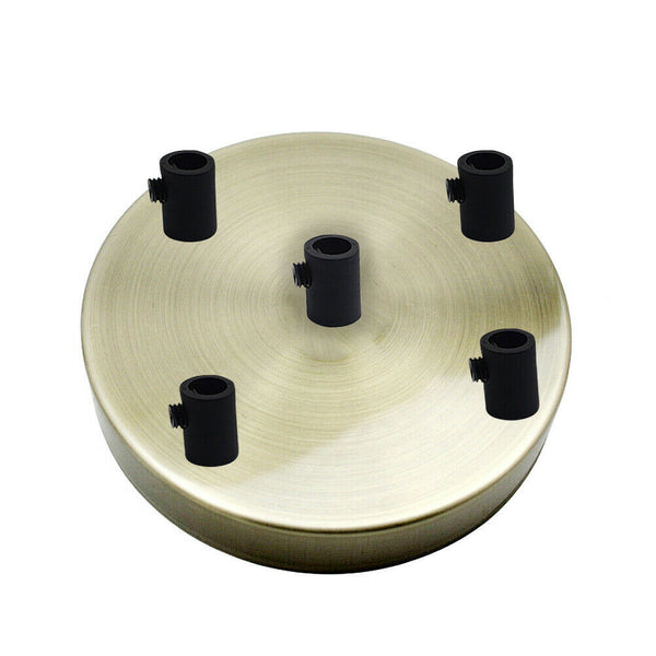 5 outlet ceiling rose - Green Brass