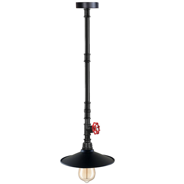 Industriële hanglamp Gegalvaniseerde steampunk lamp~5774