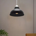Vintage Retro Pendant Light Curvy Shade Metal Easy Fit E27/B22~1391