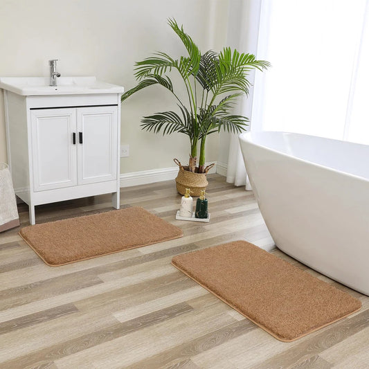 Felpudo de entrada antideslizante, lavable, suave y esponjoso, ~5481