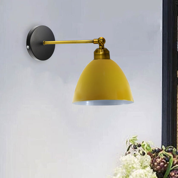 Antique Brass Adjustable Wall Light ~2214 – Grey
