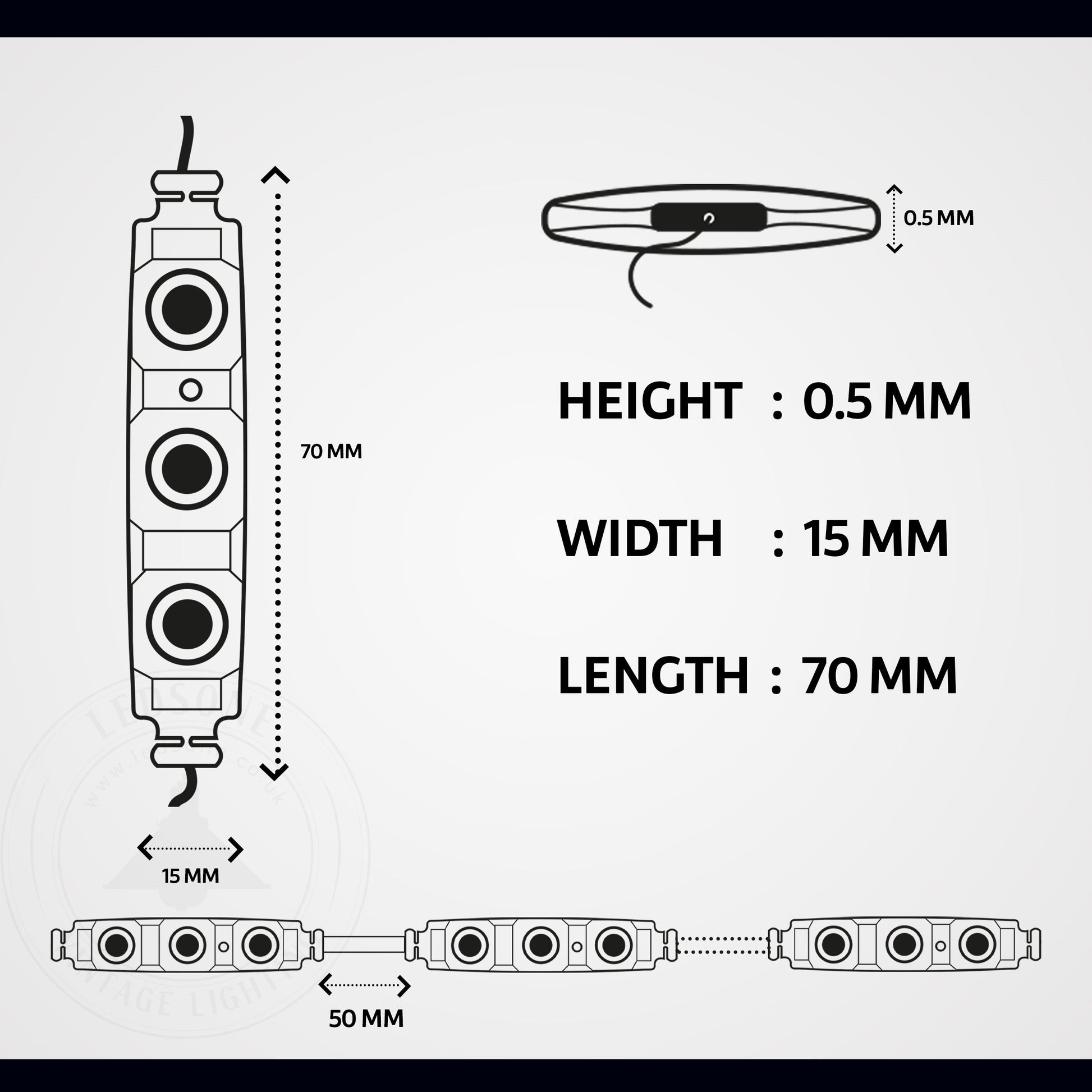 12 volt dc smd leds