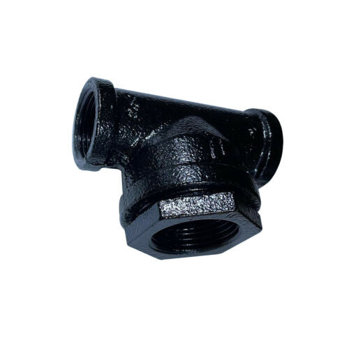 3/4 BSP MALLEABLE iron pipe BLACK Painted STEAM PUNK Cast Iron pipe fitting~3611 - LEDSone UK Ltd