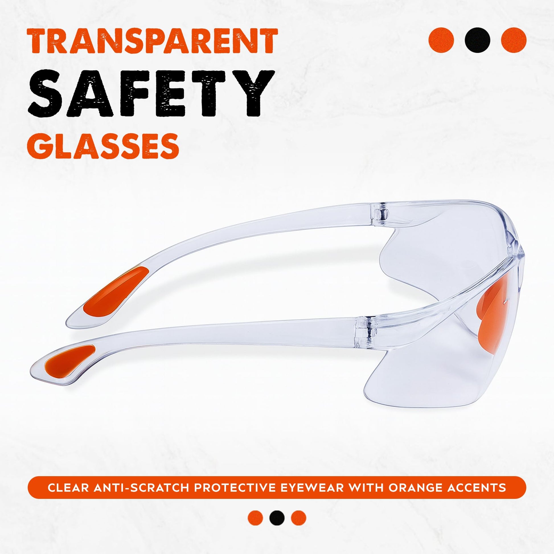 transparent safety glass