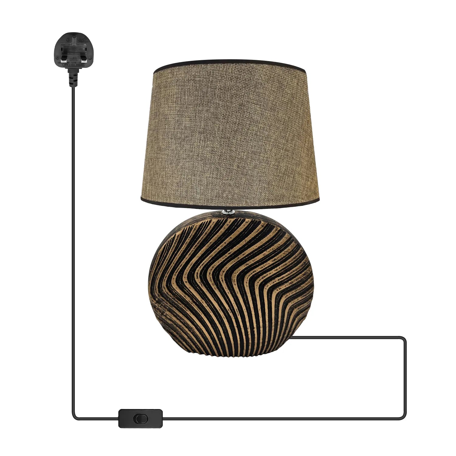 Plug in Tavle Lamp Coolie shade Modern Style lamp lighting