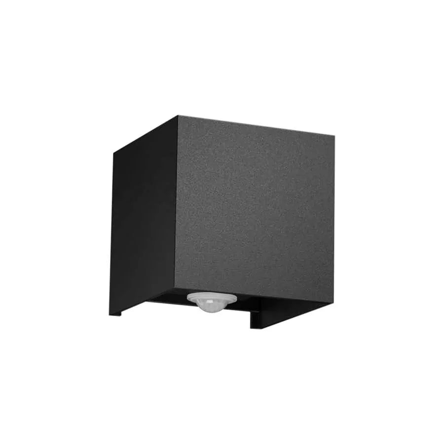 Square shape black  outdoor wall lights